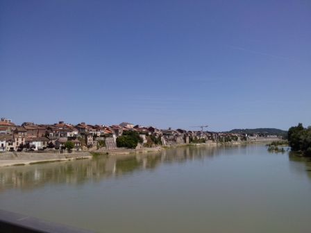 Tonneins vue Garonne